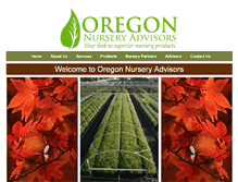 Tablet Screenshot of oregonnurseryadvisors.com